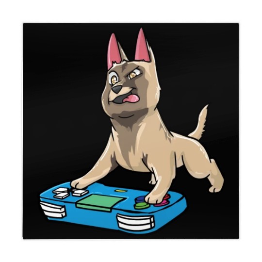 Belgian Malinois Gaming Kawaii Gamer Dog Lover Mahjong Mats