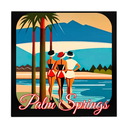 Palm Springs Swim Club Mahjong Mats