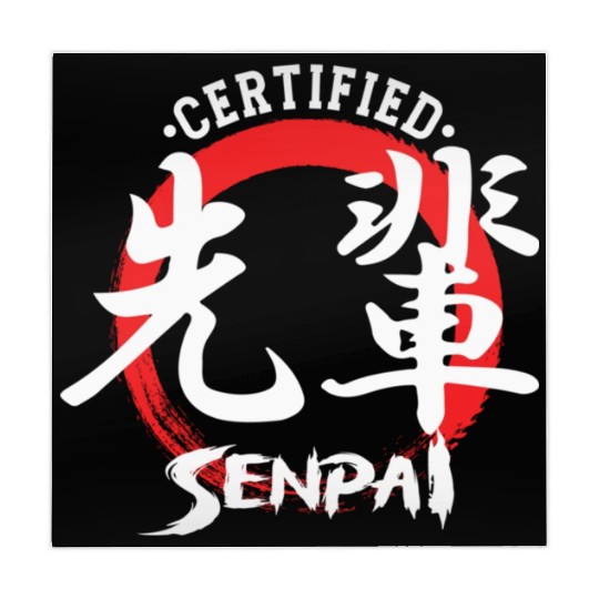 Certified Senpai Japanese Manga Anime Lover Otaku Mahjong Mats