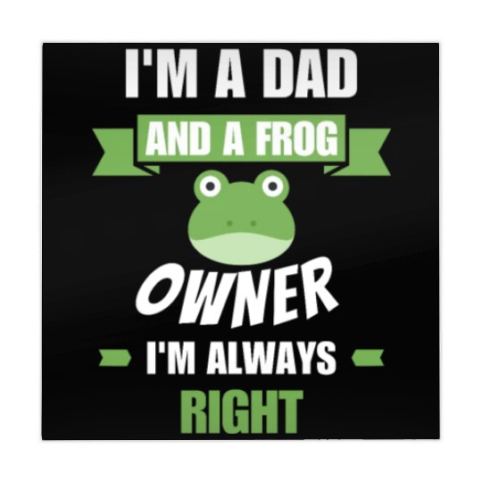 Dad and frog owner Mahjong Mats