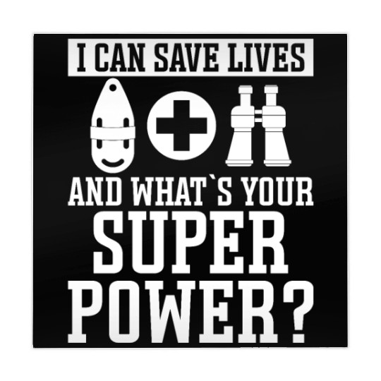 Lifeguard i can save lives swimming pool guard Mahjong Mats