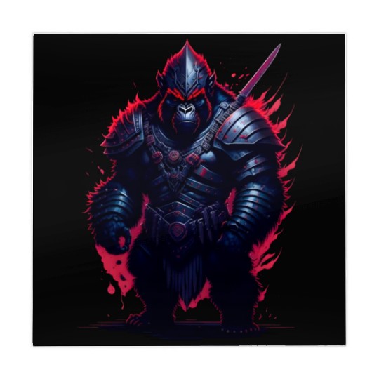 Amazing gorilla warrior Mahjong Mats