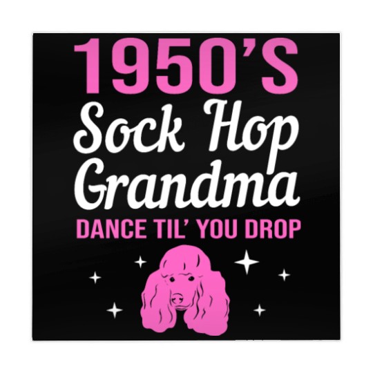 Retro Dance 1950s Sock Hop Dancing Grandma Mahjong Mats