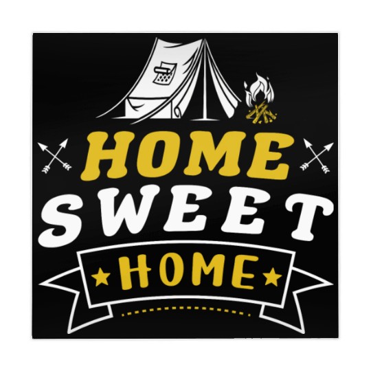 Camping Camper Tent Home Sweet Home Mahjong Mats