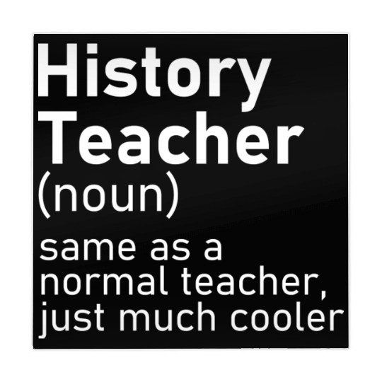 History Teacher Funny Definition Mahjong Mats