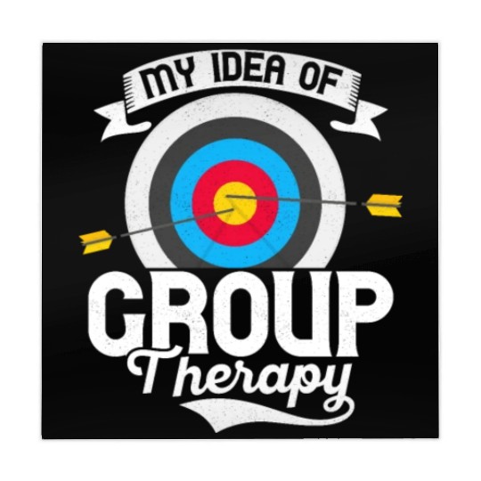 My Idea Of Group Therapy Bow & Arrows Target Arche Mahjong Mats
