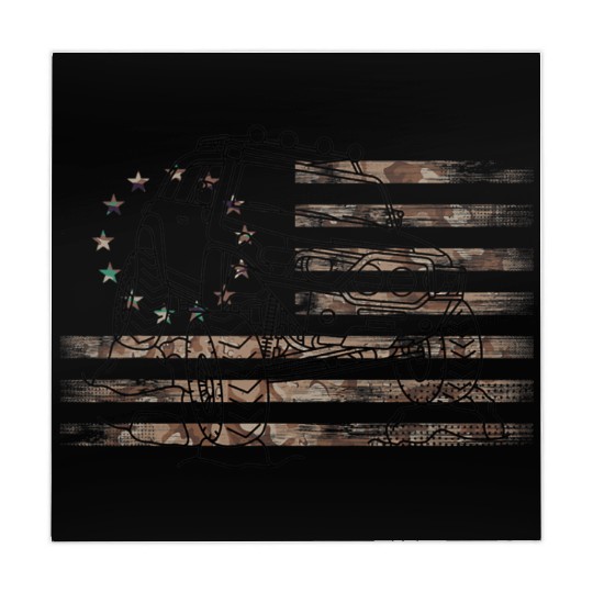 Adventure 101 FJ cruiser Camo US Flag 4wd Overland Mahjong Mats