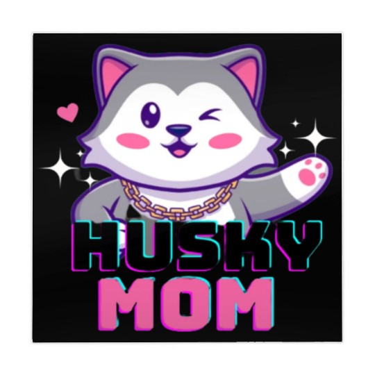 Husky Dog Mom, husky lover Mahjong Mats