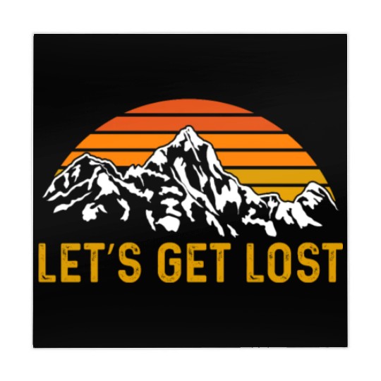 Let us get Lost Wanderlust funny Hiking Mahjong Mats