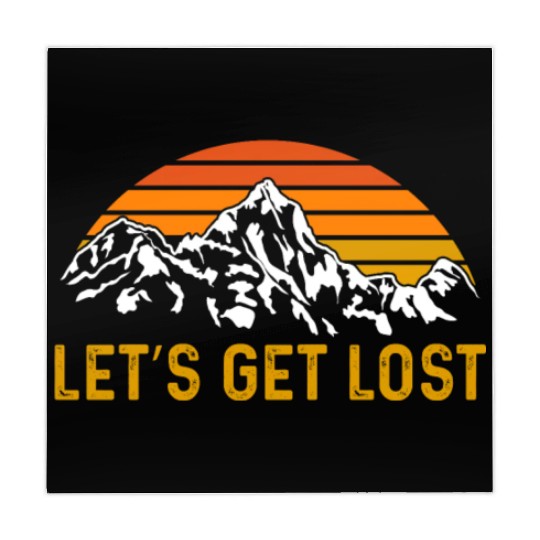 Let us get Lost Wanderlust funny Hiking Mahjong Mats