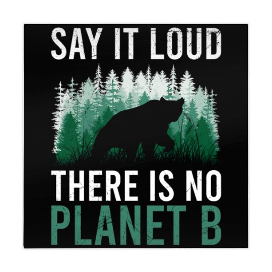 Say it loud There is no Planet B environment Mahjong Mats