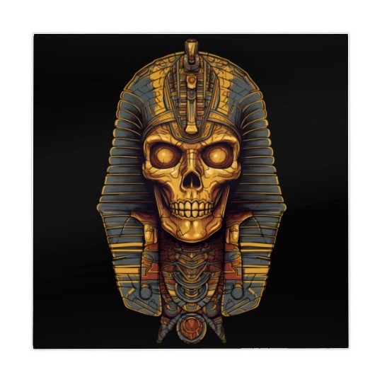 Pharaoh Egypt Skull Death Mask Gift Idea Mahjong Mats