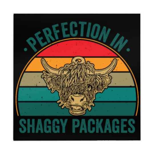 Perfection In Shaggy Packages Highland Cow Mahjong Mats