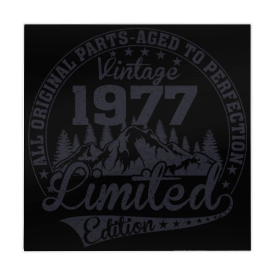 1977 vintage Birthday since 1977 Mahjong Mats