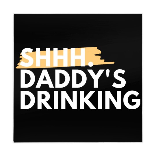 Funny Dad Quote Gift - Shhh, Daddy's Drinking Mahjong Mats