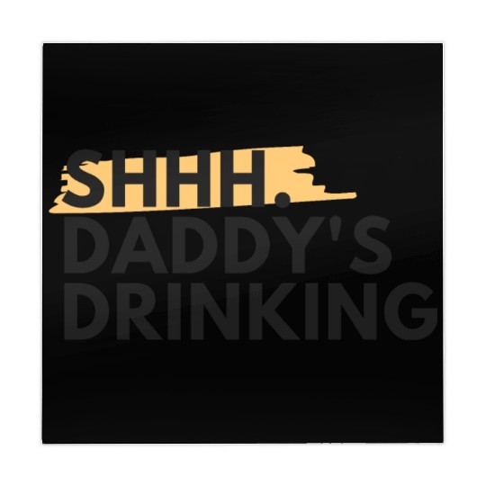 Funny Dad Quote Gift - Shhh, Daddy's Drinking Mahjong Mats