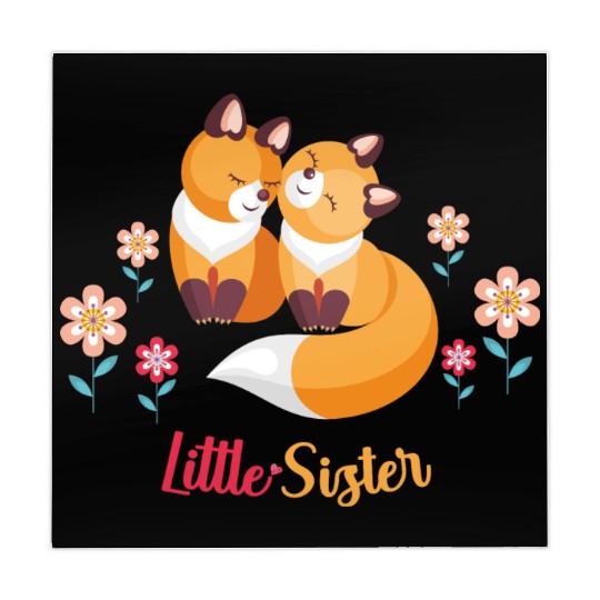 Cute Fox Siblings Gift for Little Sister Mahjong Mats
