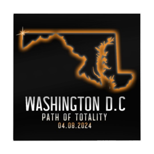 Washington DC Path Of Totality 4.8.24 EclipseWashi Mahjong Mats