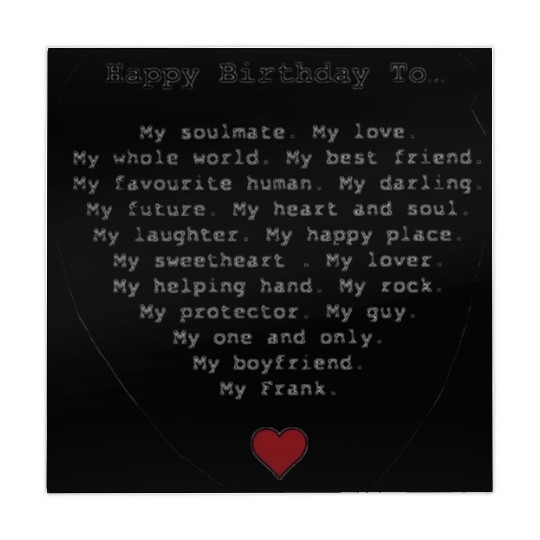 Happy Birthday To My Soulmate and Love Mahjong Mats