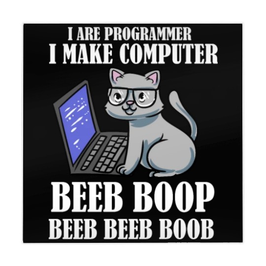I Are Programmer I Make Computer Beep Boop Cat Mahjong Mats