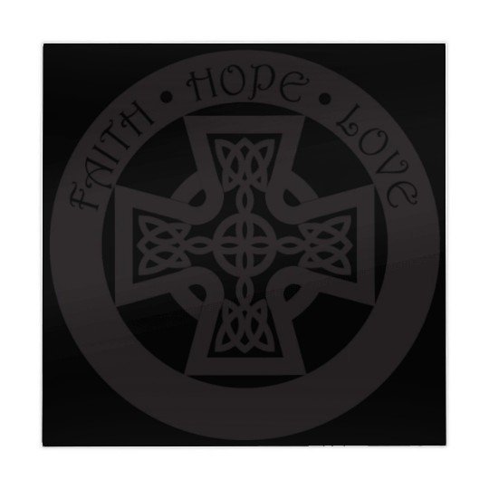 Timeless Celtic Cross With Celtic Knots Faith Mahjong Mats