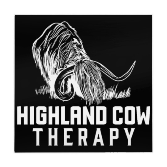 Highland Cow Therapy Mahjong Mats