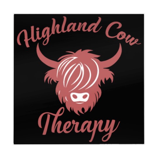 Highland Cow Therapy Mahjong Mats