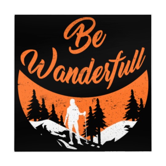 Wanderlust Be Wanderfull Mountain Fan Hiking Mahjong Mats