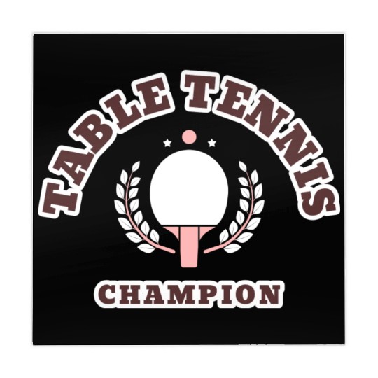 Table Tennis Ping Pong Sports Champion Mahjong Mats