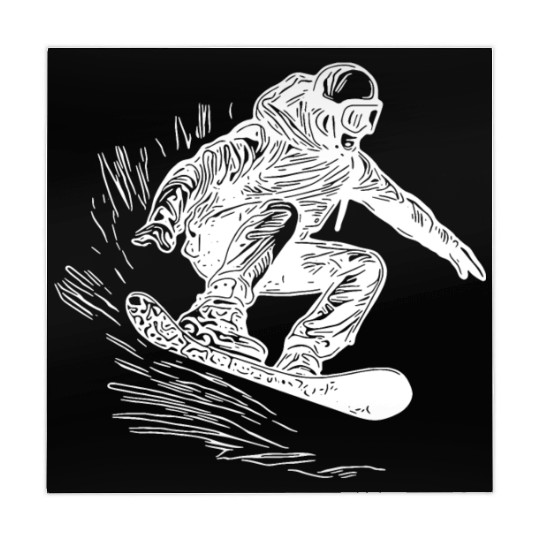 Snowboarding Jump Style Crass Snowboard Move Mahjong Mats