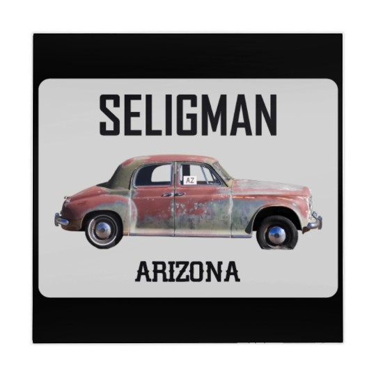Old car city of Seligman in Arizonna, US Route 66 Mahjong Mats