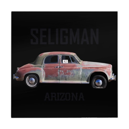Old car city of Seligman in Arizonna, US Route 66 Mahjong Mats