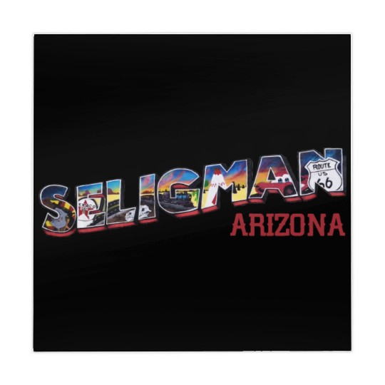 City of Seligman in Arizonna, US Route 66 Mahjong Mats