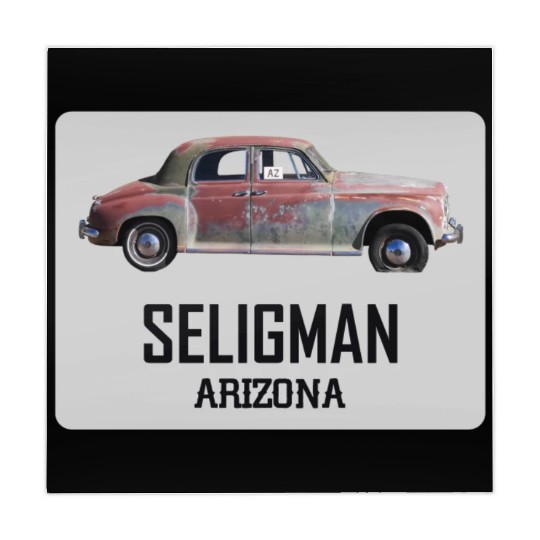 Old car city of Seligman in Arizonna, US Route 66 Mahjong Mats