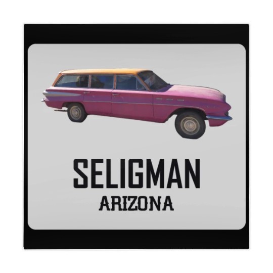 Old car city of Seligman in Arizonna, US Route 66 Mahjong Mats