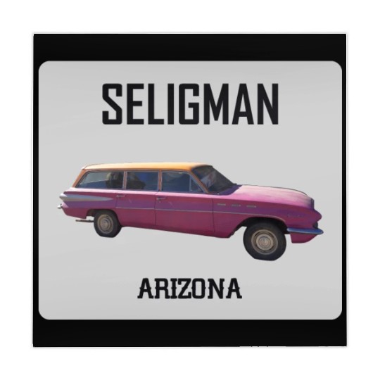 Old car city of Seligman in Arizonna, US Route 66 Mahjong Mats