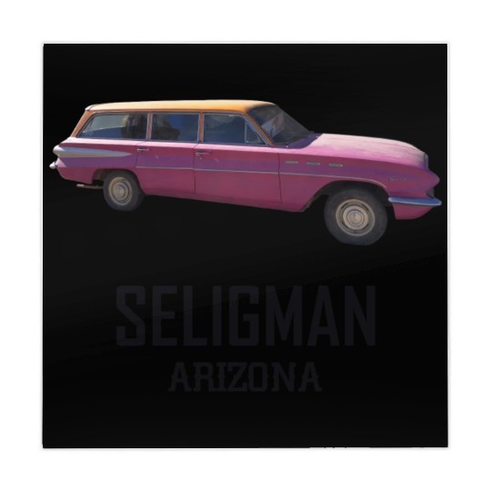 Old car city of Seligman in Arizonna, US Route 66 Mahjong Mats