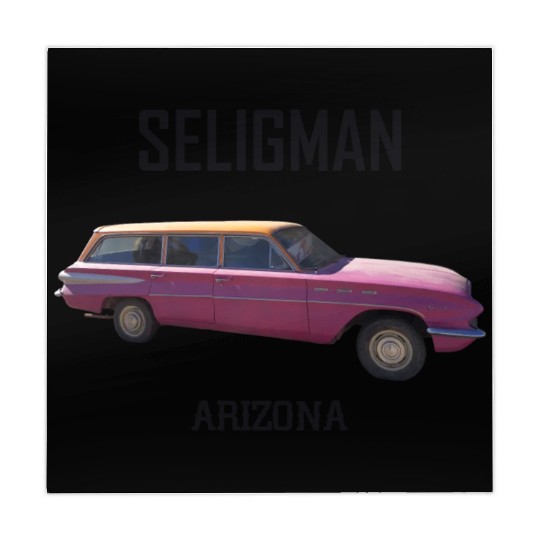 Old car city of Seligman in Arizonna, US Route 66 Mahjong Mats