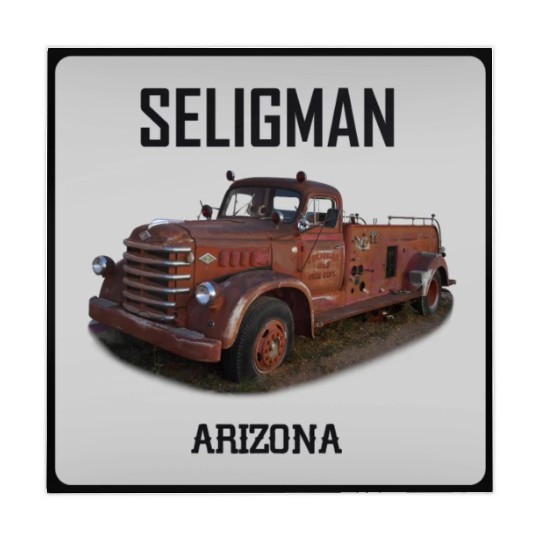 Old car city of Seligman in Arizonna, US Route 66 Mahjong Mats