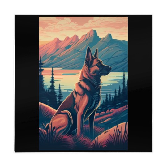 Belgian Malinois Nature Mahjong Mats