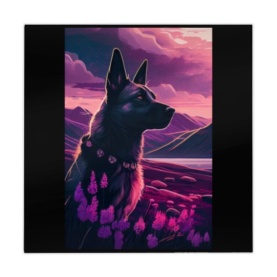 Belgian Malinois Nature Mahjong Mats