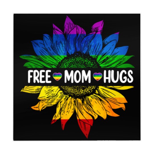 Rainbow Free Mom Hugs Gay Pride Lgbt Daisy Flower Mahjong Mats