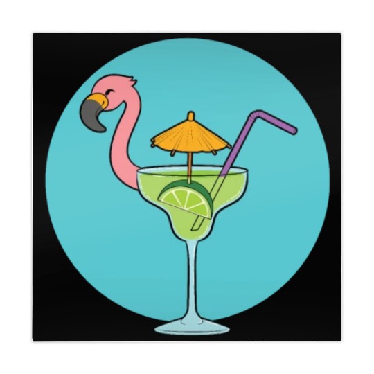 Flamingo Cocktail Mahjong Mats