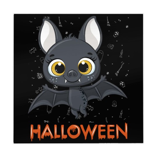Trick or treat Funny cute bat Halloween cute bat Mahjong Mats