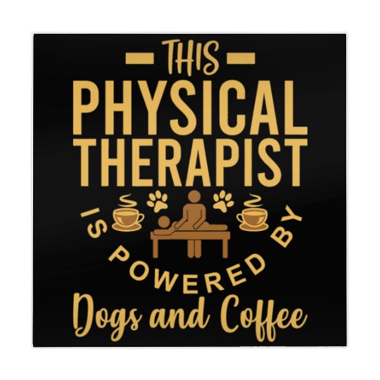 Physical Therapist Mahjong Mats Dog Lover Coffee