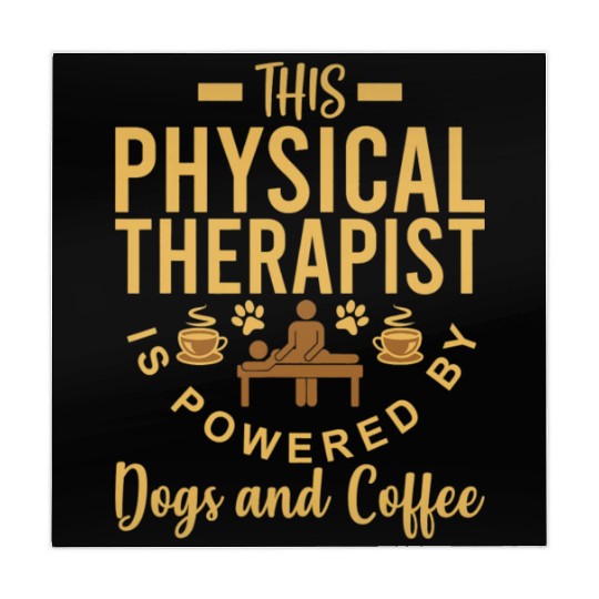 Physical Therapist Mahjong Mats Dog Lover Coffee