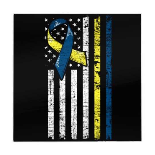 Down Syndrome Usa Grunge Mahjong Mats