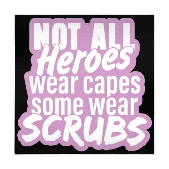 Not all heroes wear capes, some wear scrubs pinky Mahjong Mats