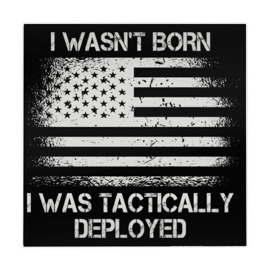 Patriotic Army Veteran Us Soldier Saying Mahjong Mats