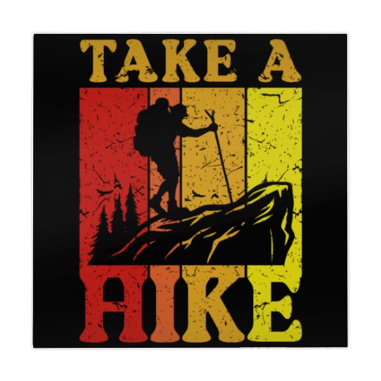 Take a Hike Wanderlust Hiker Hiking Mountains Mahjong Mats